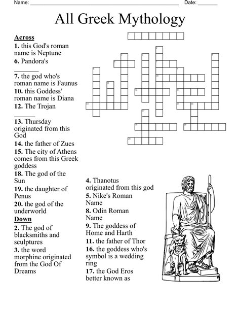 greek god 6 letters|greek god (6) Crossword Clue